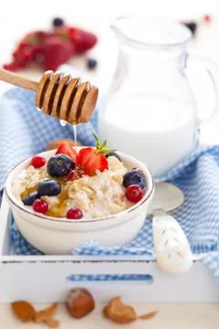 Healthy breakfast. Stock Photos