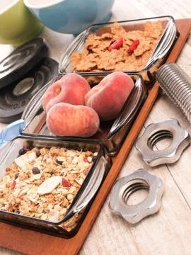 Healthy breakfast Stock Photos