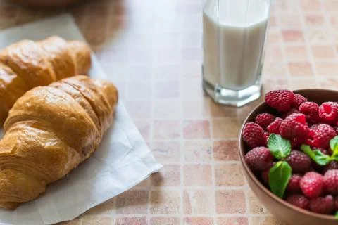 A healthy breakfast. Stock Photos