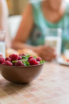 A healthy breakfast. Stock Photos