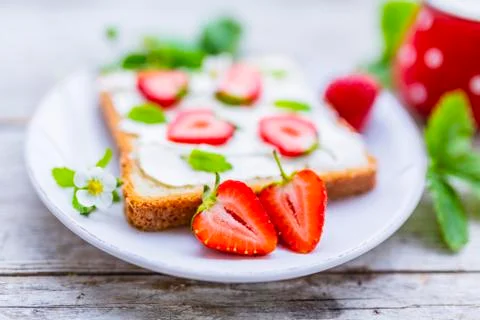 Healthy breakfast. Stock Photos