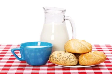 Healthy breakfast on table Stock Photos