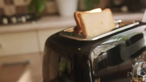 Healthy breakfast on the table toasts with avocado tomatoes and zucchini fresh Stock Footage 311864609
