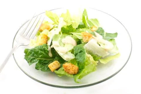 Healthy caesar salad Stock-Fotos