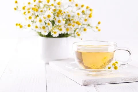 Healthy chamomile tea Foto stock