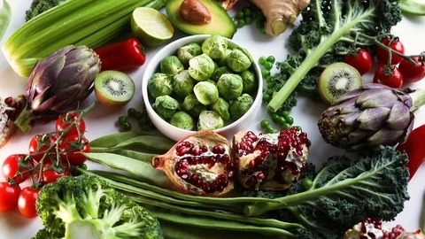  Healthy clean eating. Stock Footage 104807511