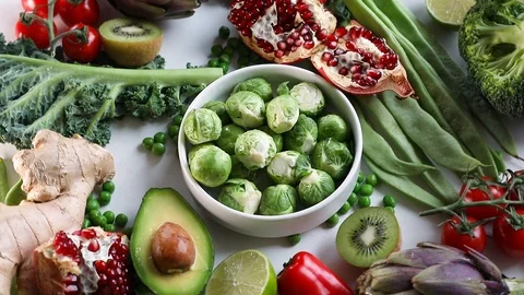  Healthy clean eating. Stock Footage 104807512