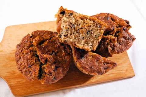 Healthy corn bread with seeds Stock Photos