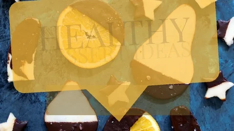 Healthy desert ideas Stock Footage 98422932