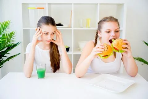 Healthy diet concept Stock Photos