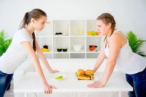Healthy diet concept Stock Photos