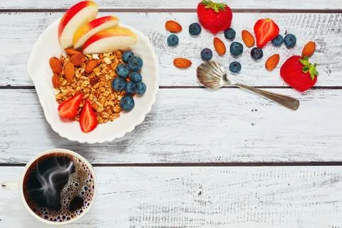 Healthy dieting breakfast concept Stock Photos
