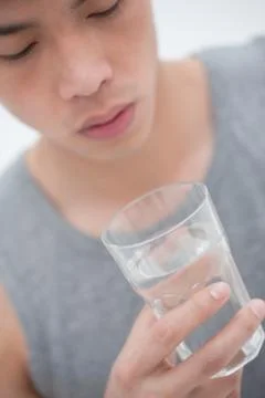 Healthy drinking water Stock Photos