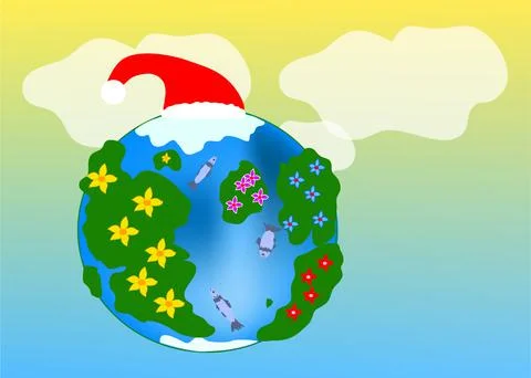 Healthy Earth Stock Illustration