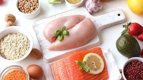 Healthy eating concept Stock Footage 89253482