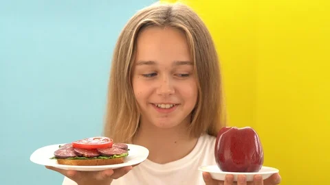 Healthy eating concept Stock Footage 110627805