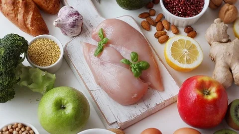 Healthy eating  Stock Footage 89253447