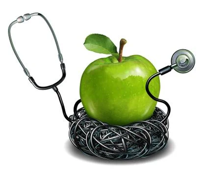 Healthy eating 库存插图