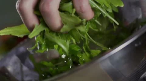 Healthy Eating slow motion Stock Footage 22915515