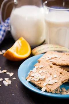 Healthy eating in studio Stock Photos