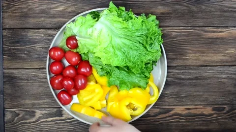 Healthy eating in summer Stock Footage 153001685