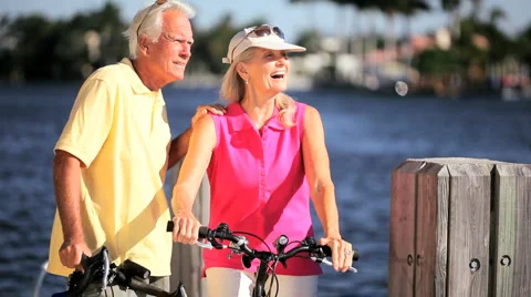 Healthy Exercise for Seniors Stock Footage 958865
