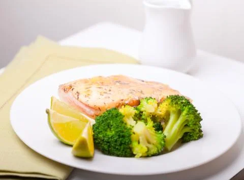 Healthy Fish Dinner Stock Photos