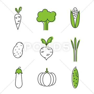 Healthy food card vegetables vegetarians eco-friendly Stock Illustration