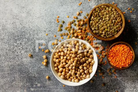 Healthy food, dieting, concept vegan protein source. Stock-Fotos