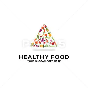 Healthy Food Pyramid Infographic Diagram Stock Vector - Illustration of  dairy, concept: 246839345