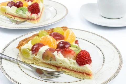 Healthy fruit dessert Stock Photos