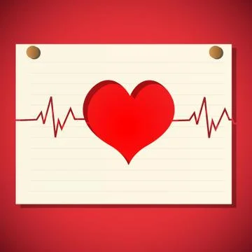 Healthy heart Illustrazione stock