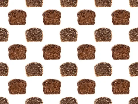 Healthy homemade multigrain bread pattern Stock Photos