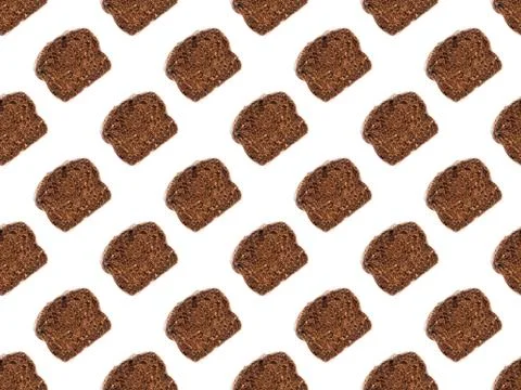 Healthy homemade organic bread pattern Stock Photos