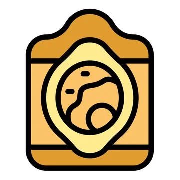 Healthy khachapuri icon vector flat Stock Illustration