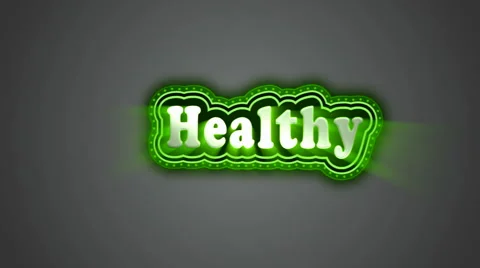 Healthy Label 스톡 동영상 1183421