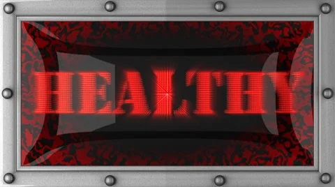 Healthy on led Stock Footage 8761843