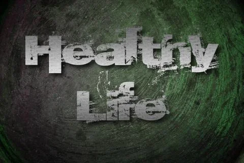 Healthy life concept Stock Illustration
