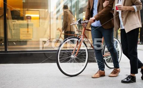 Healthy life, mobility, bicycle concept. Best non polluting ecological means of Stock Photos