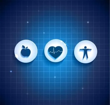 Healthy lifestyle Stock Illustration