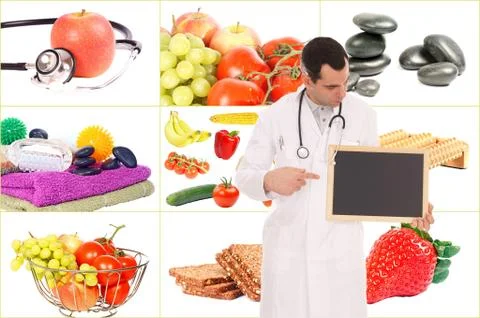 Healthy living Stock-Illustration