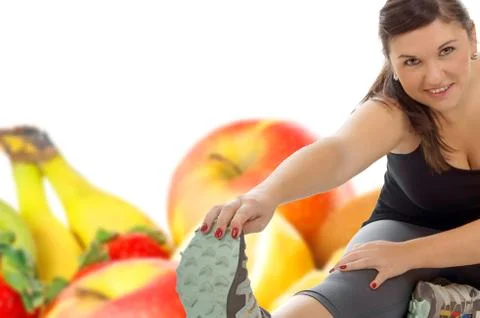 Healthy living Stock-Illustration