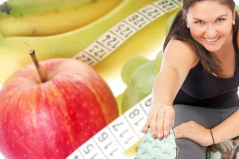 Healthy living Stock-Illustration