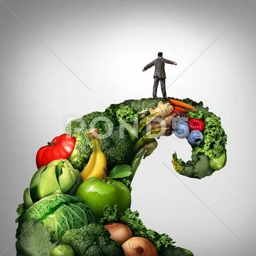 Healthy Living Movement Stock Illustration