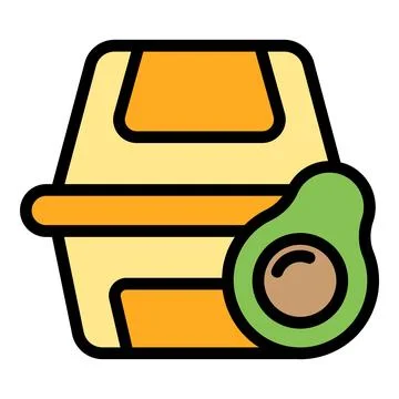 Healthy lunch icon vector flat イラスト素材