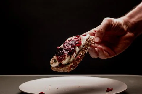 Healthy Man Breakfast Stock Photos