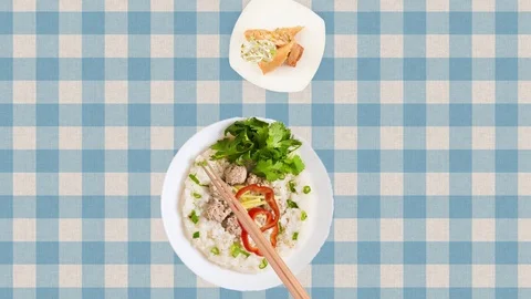 Healthy Meals Stock Footage 125784148