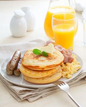 Healthy nutritious breakfast Stock Photos