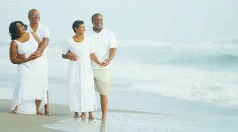 Couples On Beach Stock Video Footage | Royalty Free Couples On Beach