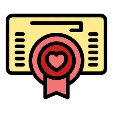 Healthy pass icon vector flat Stock Illustration